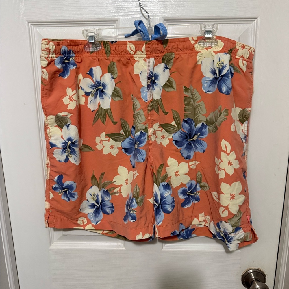 Tommy Bahama Men's Mesh Brief Lined Floral Swim Trunks Size XL Drawstring